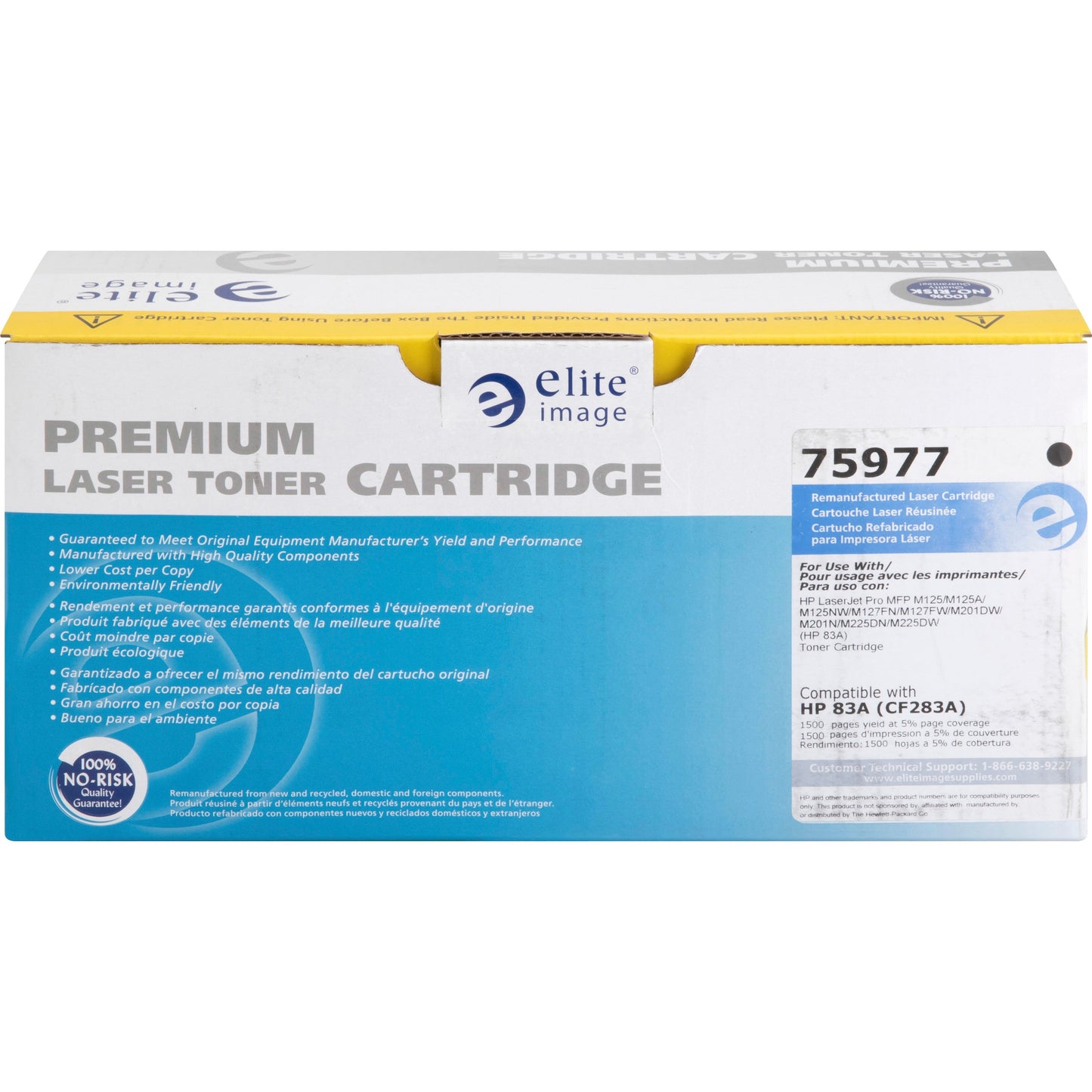 Elite Image Remanufactured Toner Cartridge - Alternative for HP (83A) (75977)