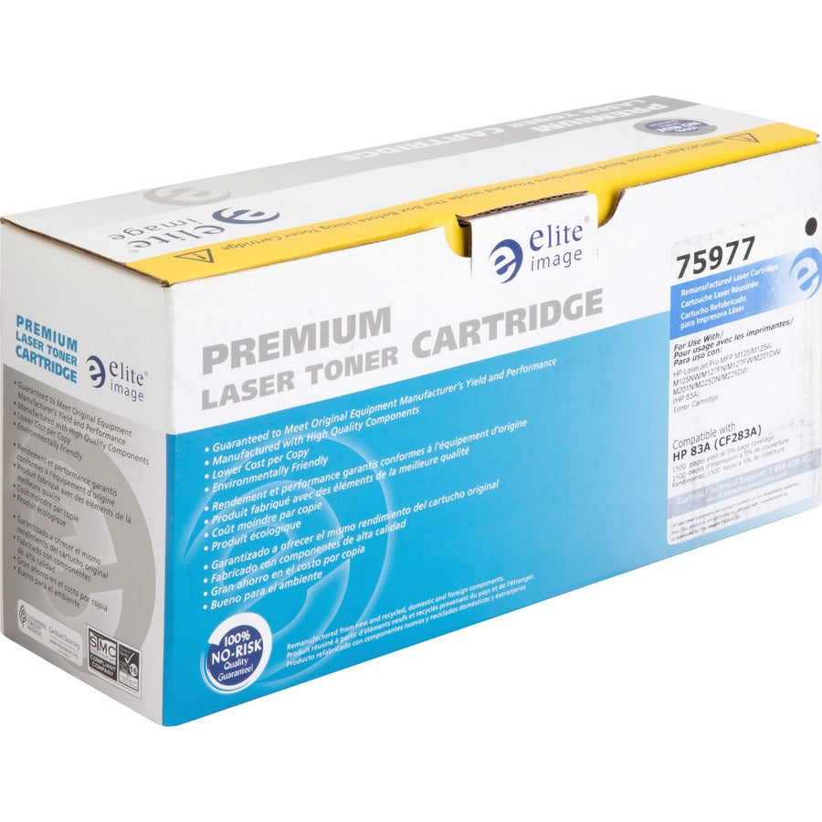 Elite Image Remanufactured Toner Cartridge - Alternative for HP (83A) (75977)
