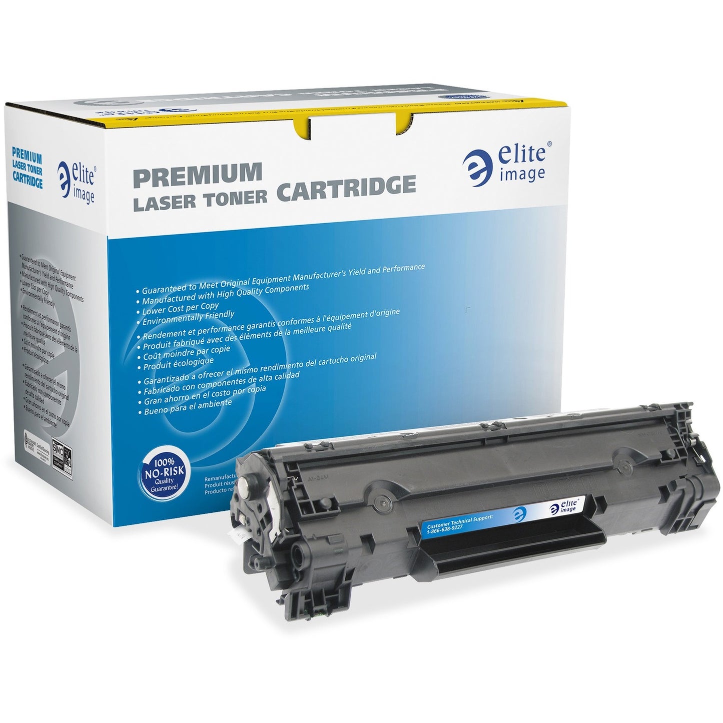 Elite Image Remanufactured MICR Toner Cartridge - Alternative for HP 83A (83A) (75979)