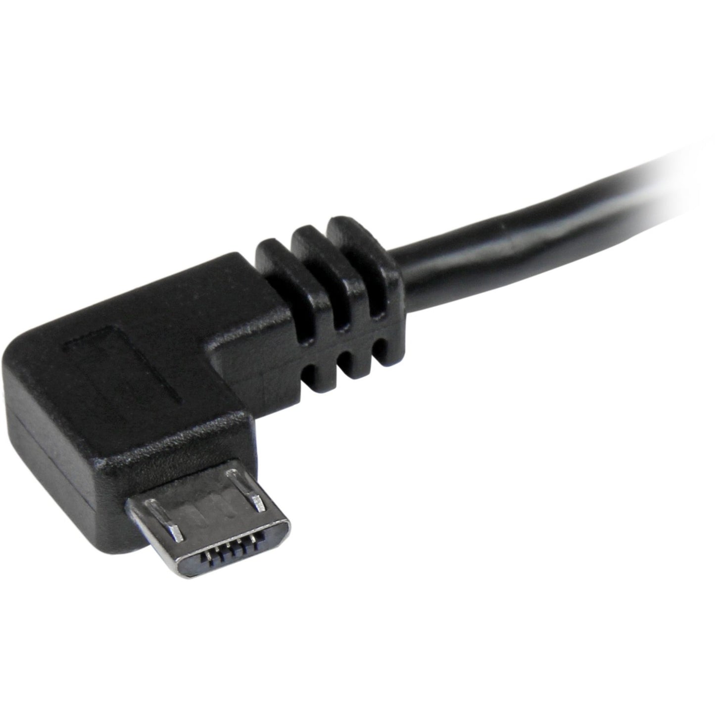 StarTech 1m 3 Ft Right Angle Micro-usb Cable (USB2AUB2RA1M)