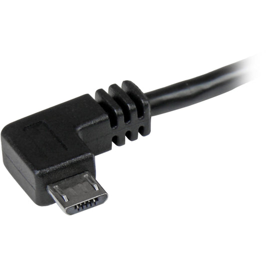 StarTech 1m 3 Ft Right Angle Micro-usb Cable (USB2AUB2RA1M)