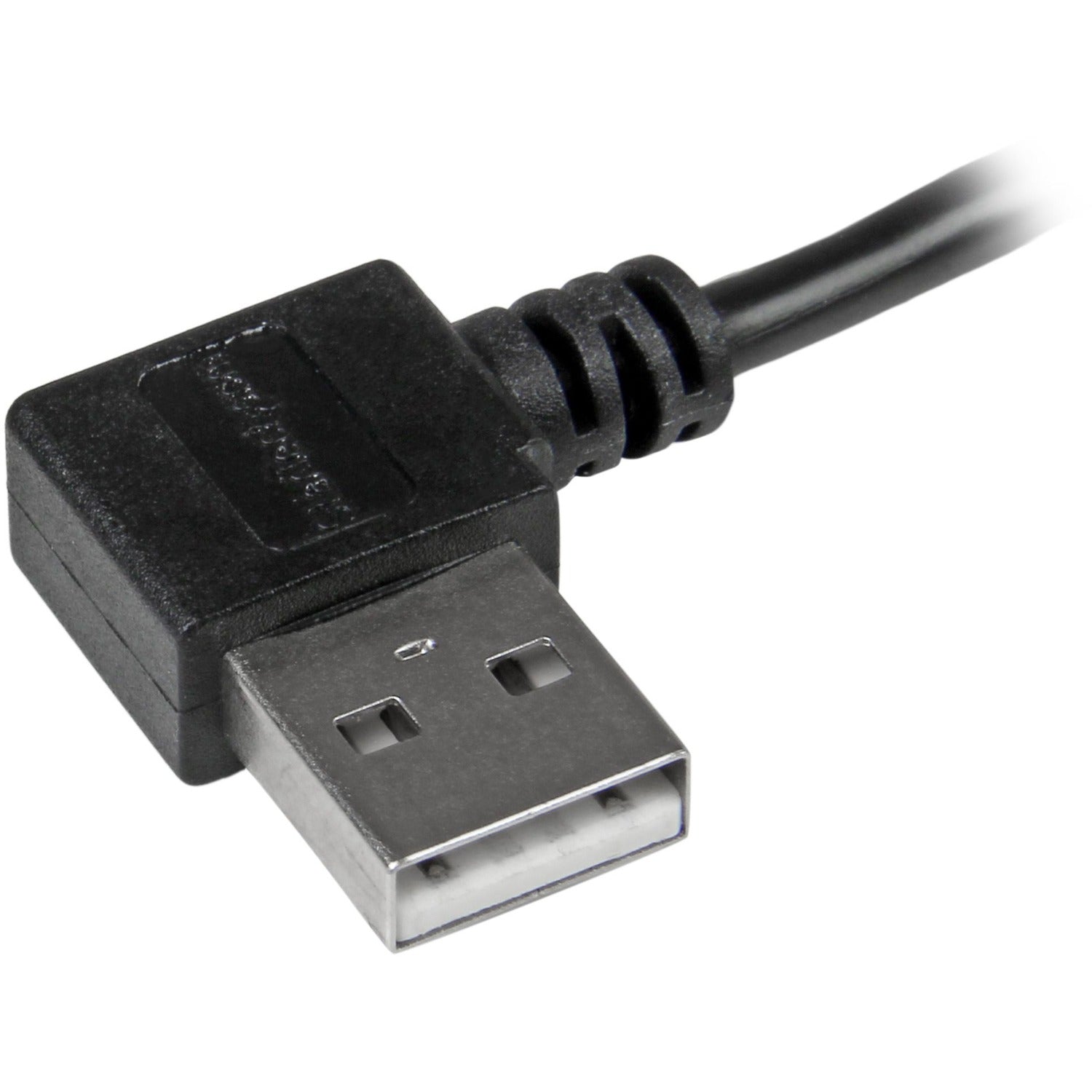 StarTech 1m 3 Ft Right Angle Micro-usb Cable (USB2AUB2RA1M)