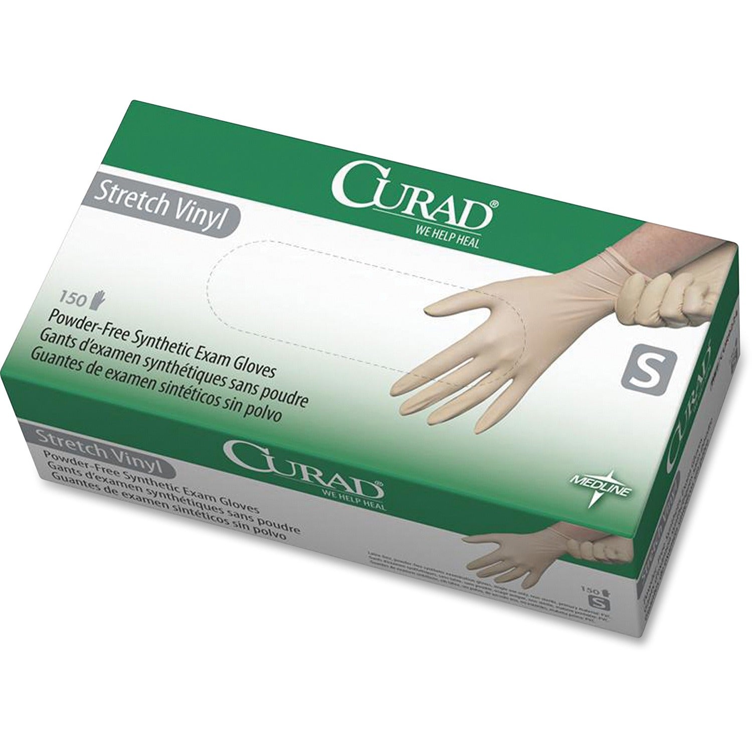 Medline Powder-free Stretch Vinyl Exam Gloves (6CUR9224)