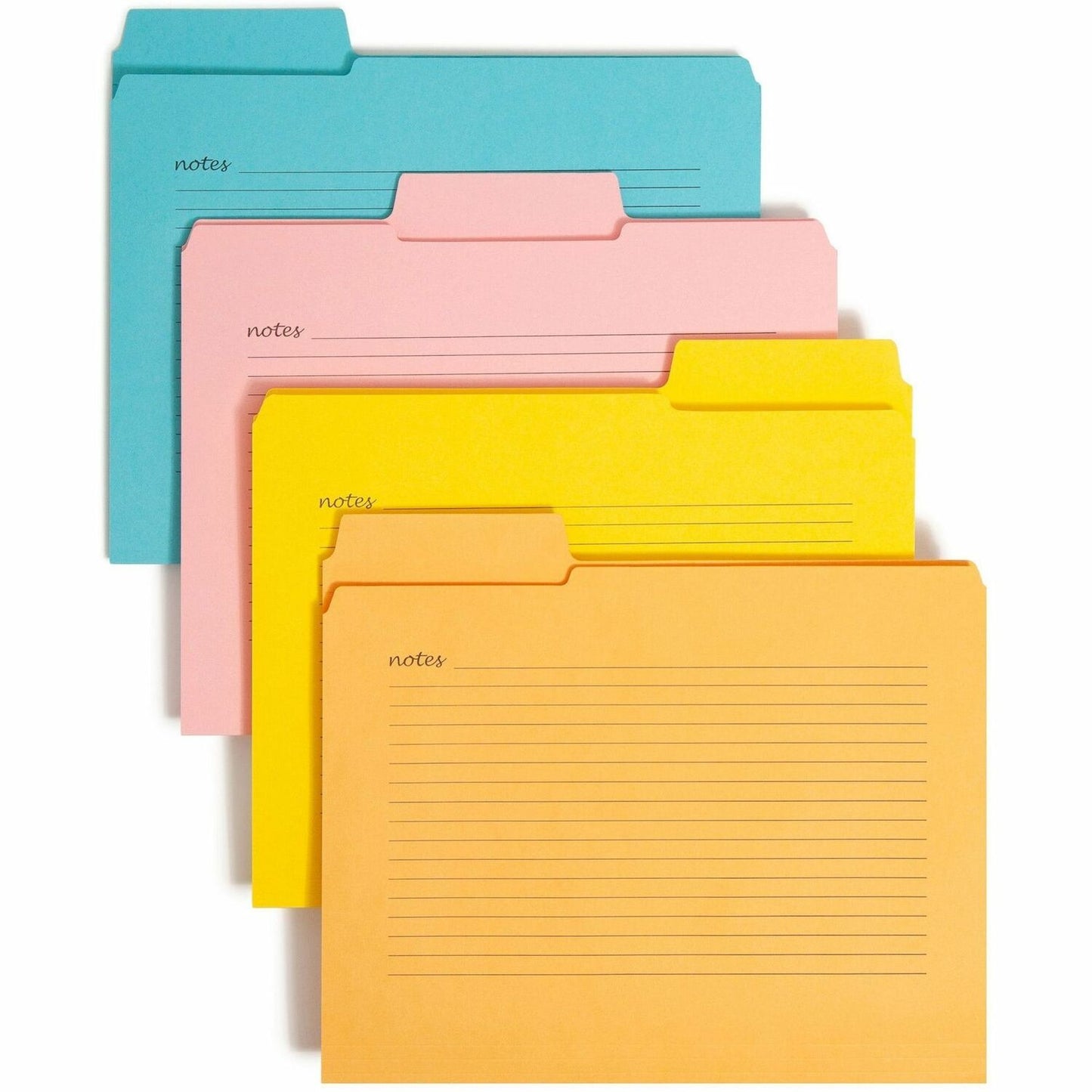 Smead SuperTab 1/3 Tab Cut Letter Recycled Top Tab File Folder (11974)