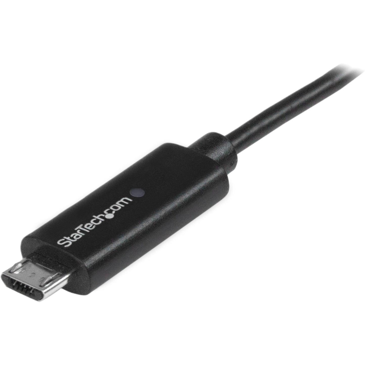StarTech 1m Micro-usb Cable With Led Charge Light (USBAUBL1M)