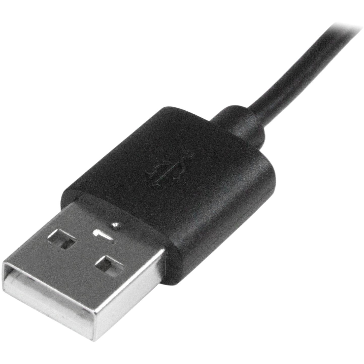 StarTech 1m Micro-usb Cable With Led Charge Light (USBAUBL1M)
