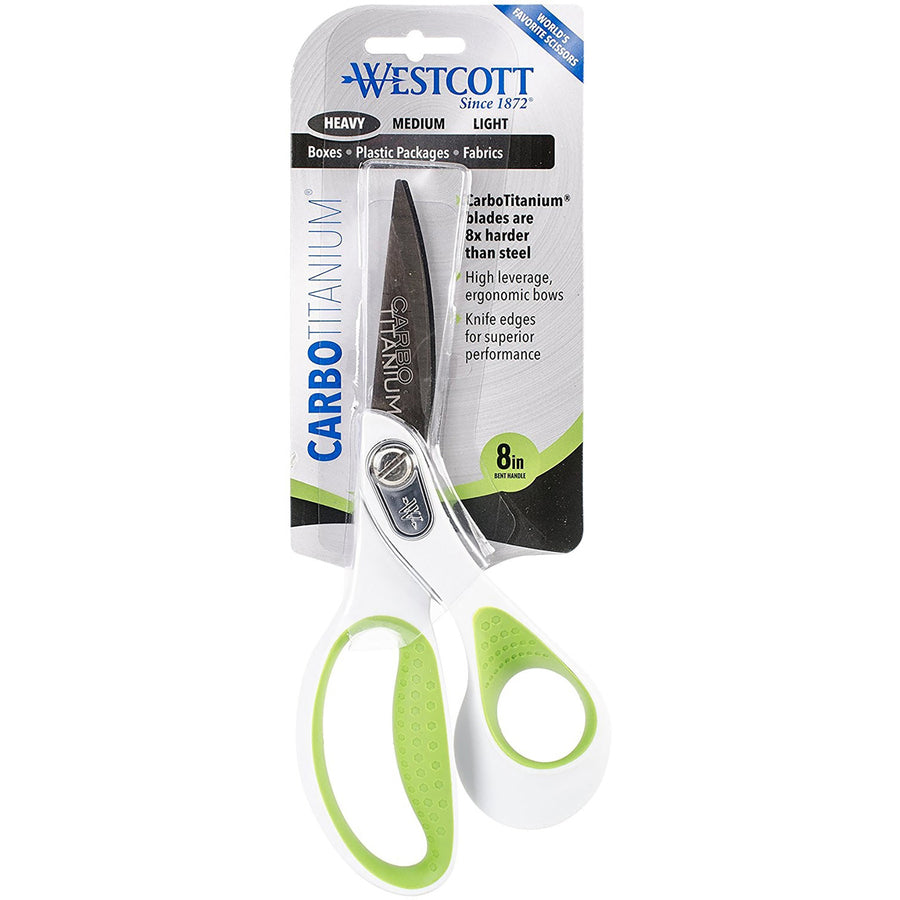 Westcott 8" Bent CarboTitanium Scissors (16446)