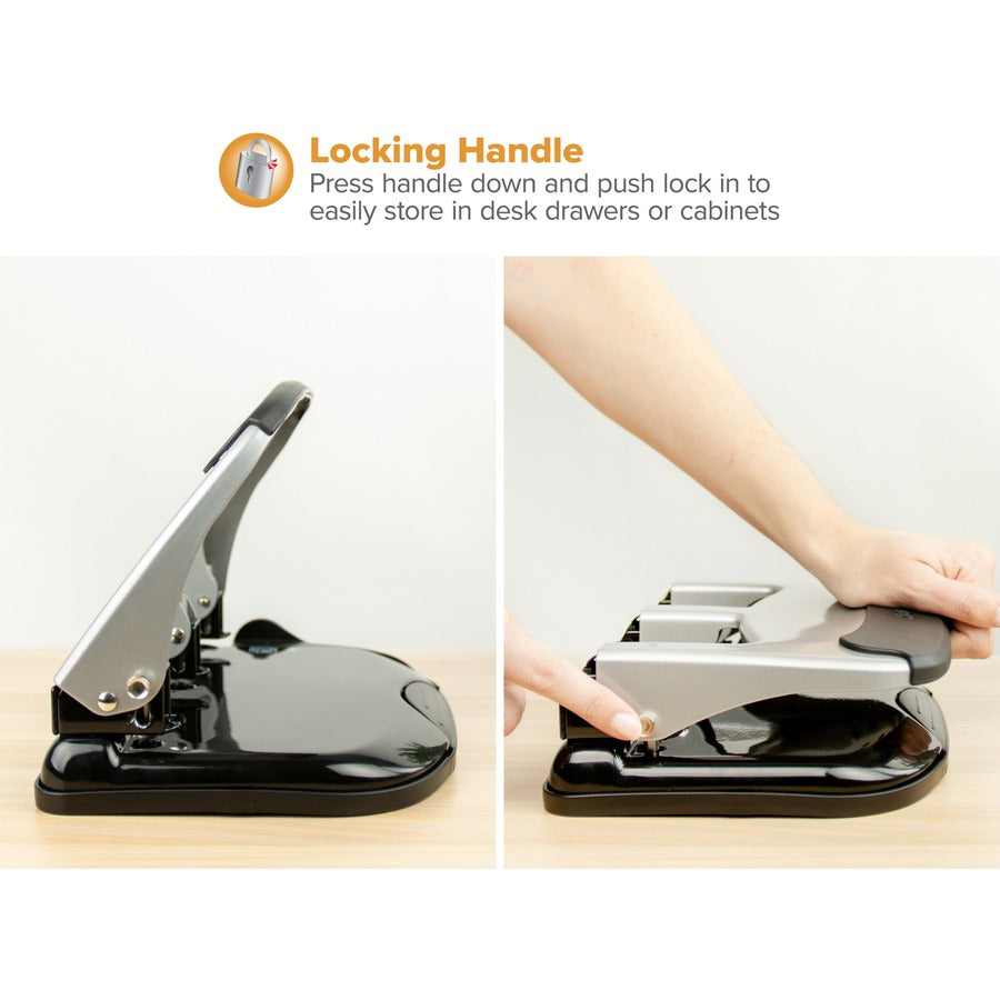 Bostitch EZ Squeeze 40-sheet 3-Hole Punch (HP40)