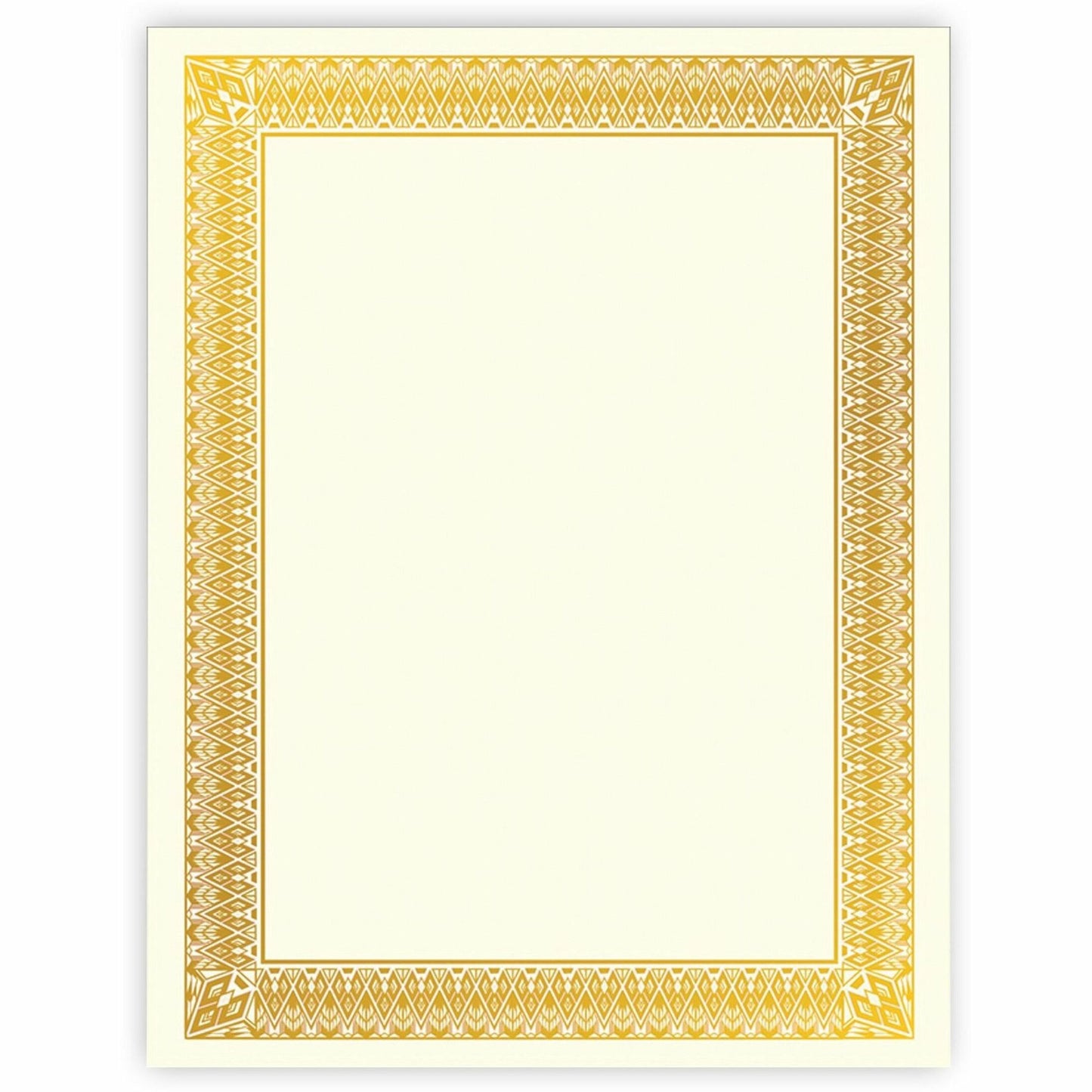 FranklinCovey Geographics Gold Foil Certificate (47829)