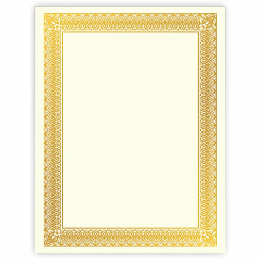 FranklinCovey Geographics Gold Foil Certificate (47829)