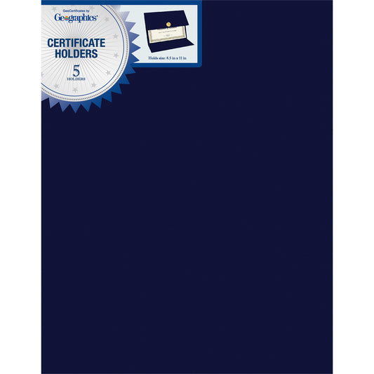 FranklinCovey Geographics Recycled Certificate Holder (47837)