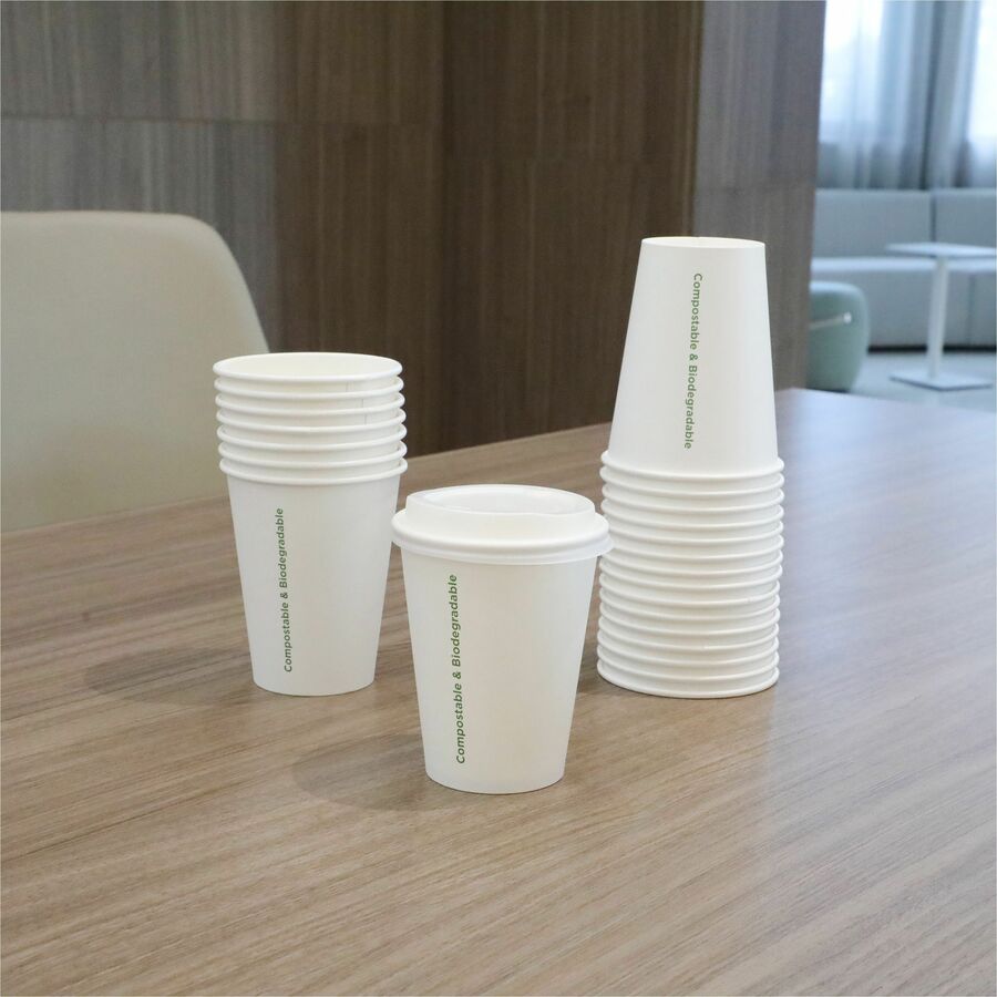 Genuine Joe 12 oz Eco-friendly Paper Cups (10215)