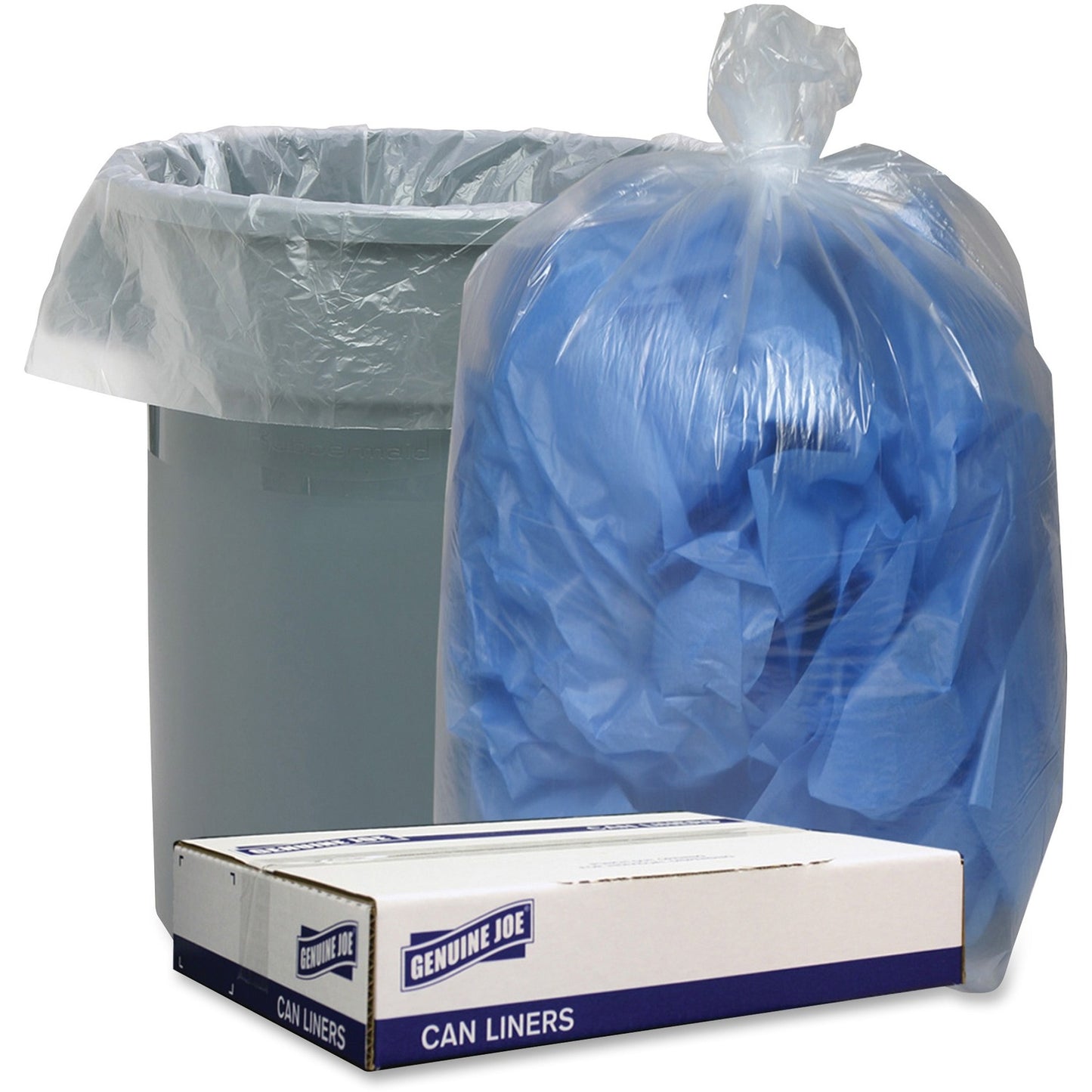 Genuine Joe Clear Low Density Can Liners (29125)