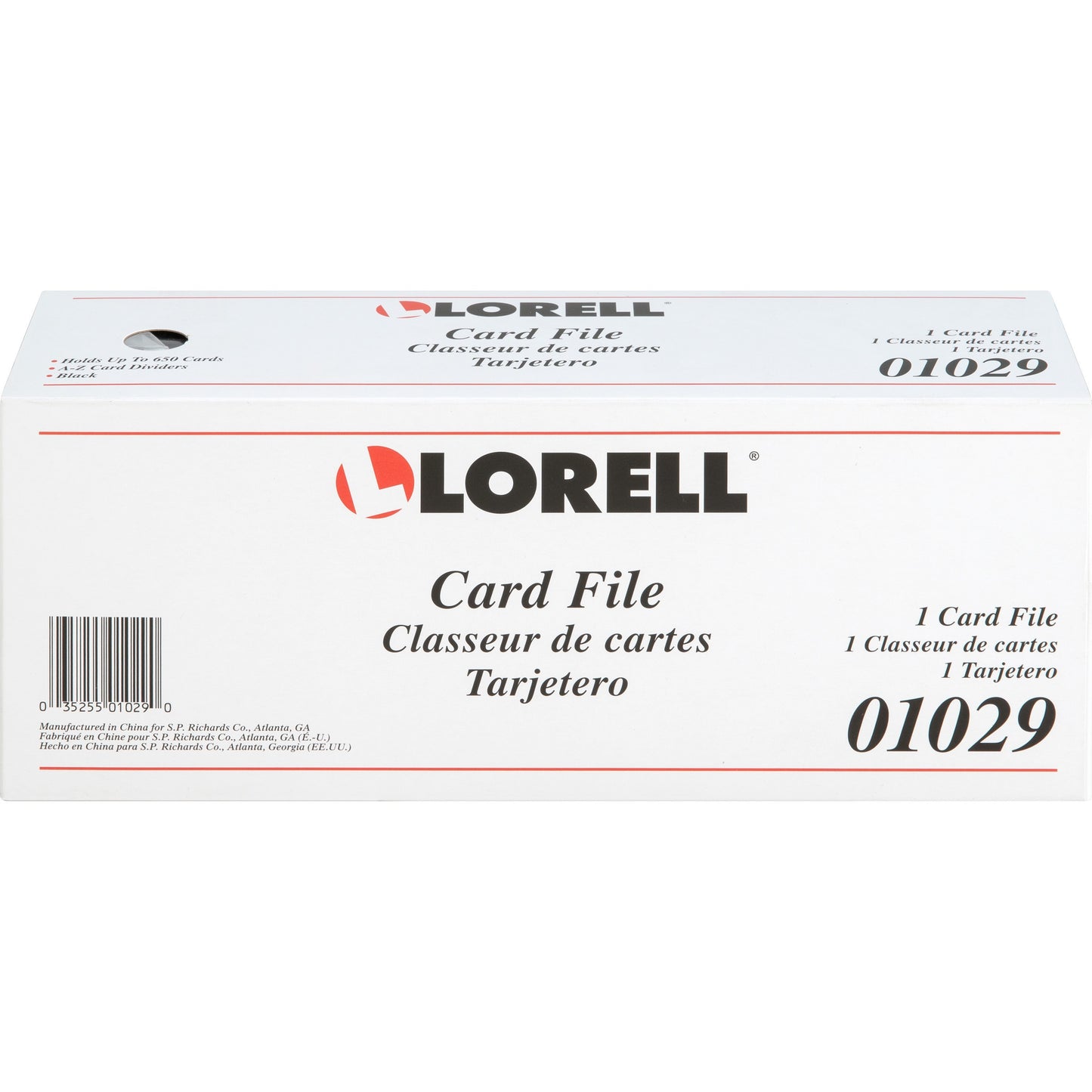 Lorell Desktop Business Card File (01029)
