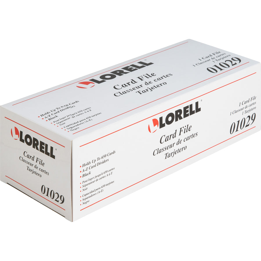 Lorell Desktop Business Card File (01029)