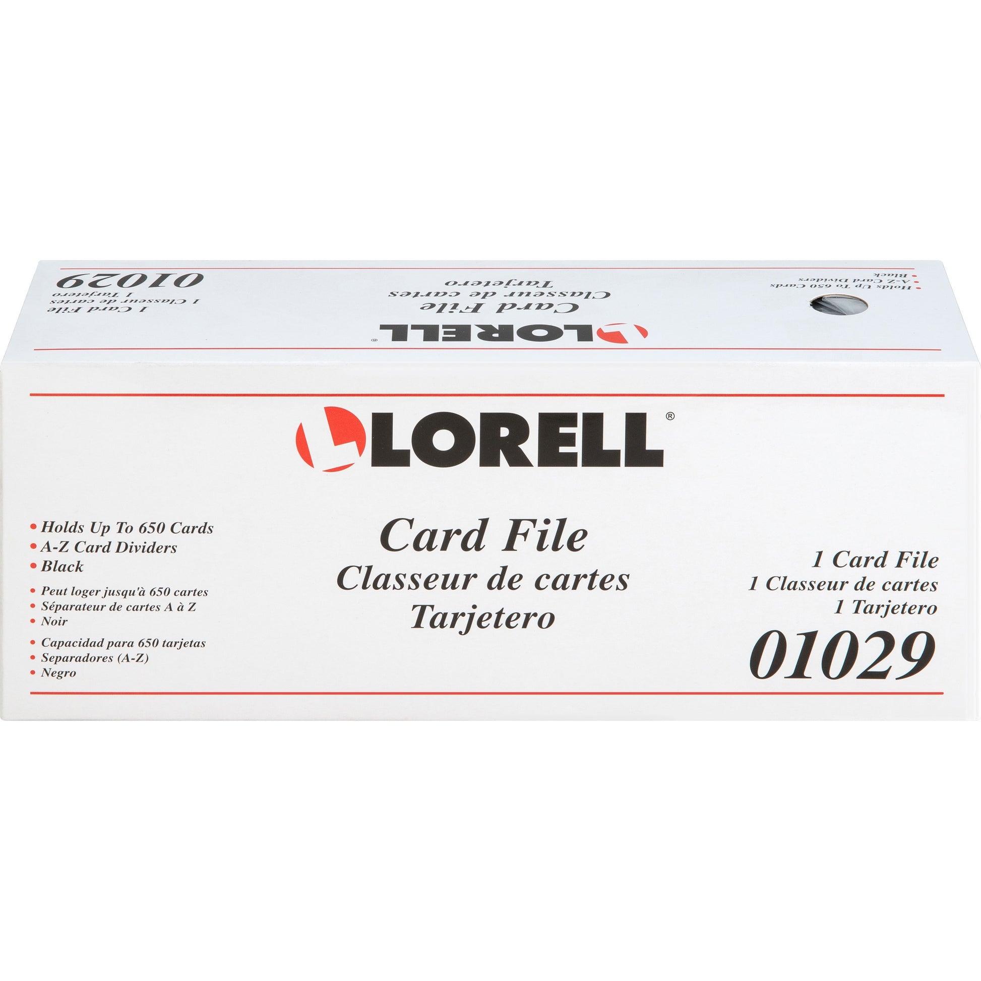 Lorell Desktop Business Card File (01029)
