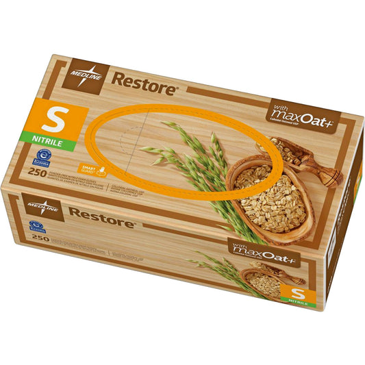 Medline Restore Nitrile Exam Gloves with Oatmeal (OAT6801)