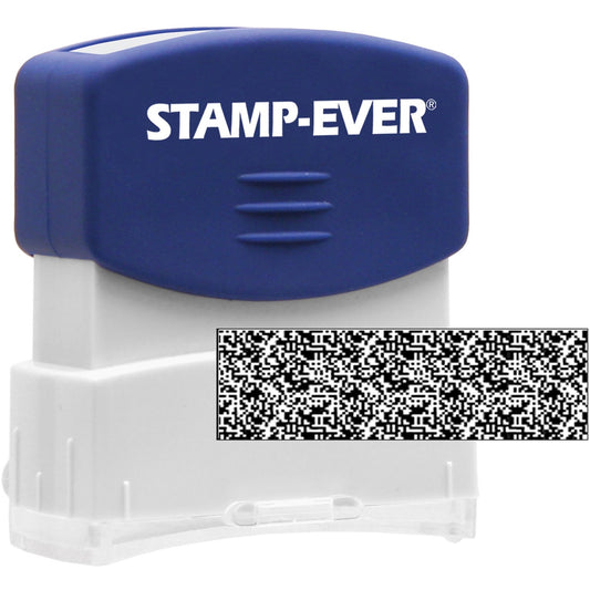 Stamp-Ever Pre-inked Security Block Stamp (8866)