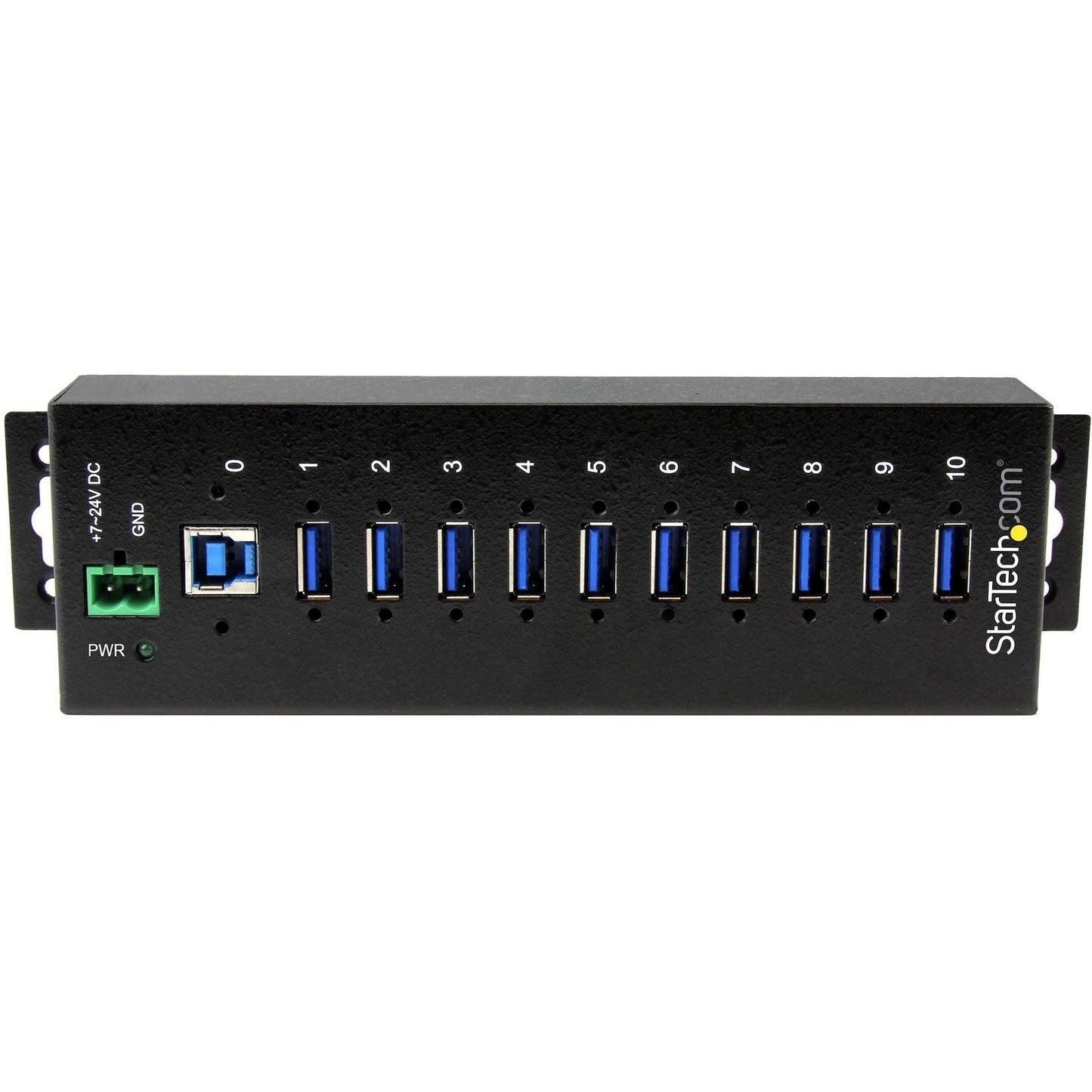StarTech 10 Port Industrial Usb 3.0 Hub - Metal (ST1030USBM)