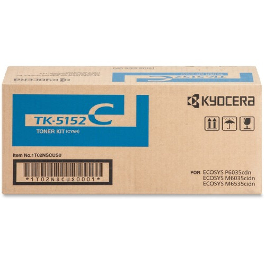 Kyocera TK-5152C Cyan Toner Cartridge