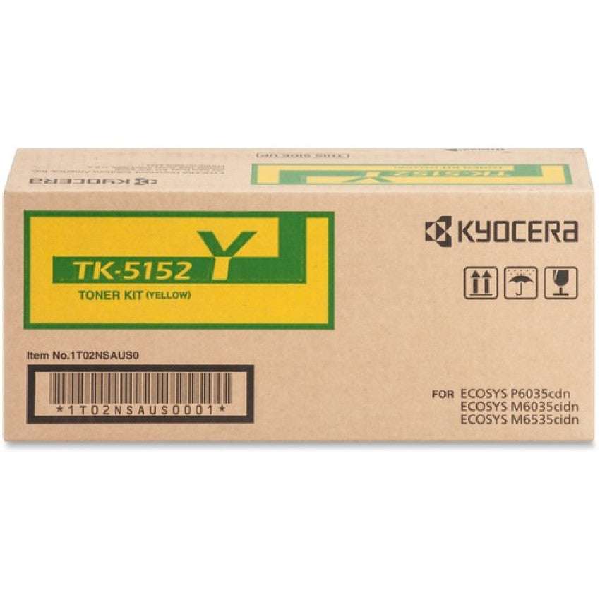 Kyocera TK-5152Y Standard Yellow Toner Cartridge