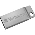 Verbatim 32GB Metal Executive USB Flash Drive - Silver (98749)