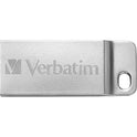 Verbatim 64GB Metal Executive USB Flash Drive - Silver (98750)
