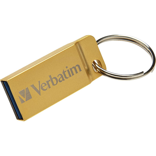Verbatim 64GB Metal Executive USB 3.0 Flash Drive - Gold (99106)