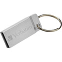 Verbatim 16GB Metal Executive USB Flash Drive - Silver (98748)