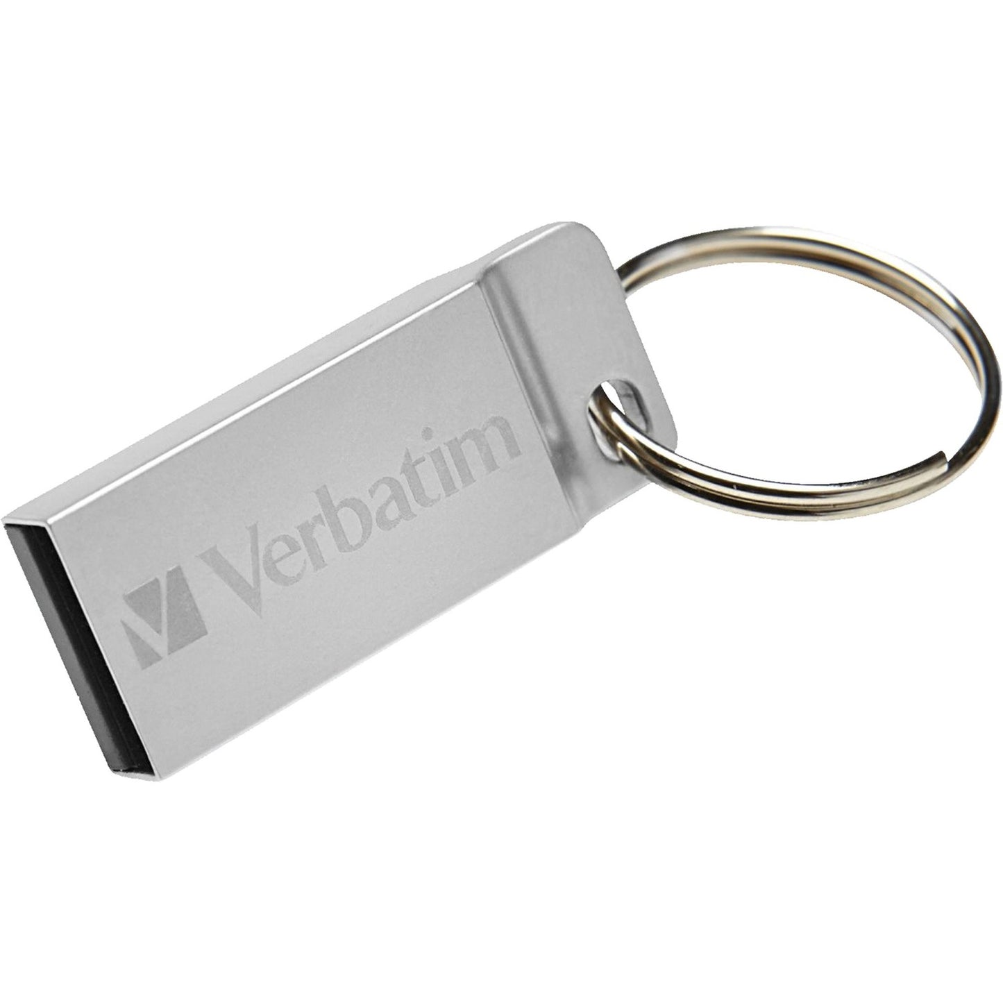 Verbatim 16GB Metal Executive USB Flash Drive - Silver (98748)