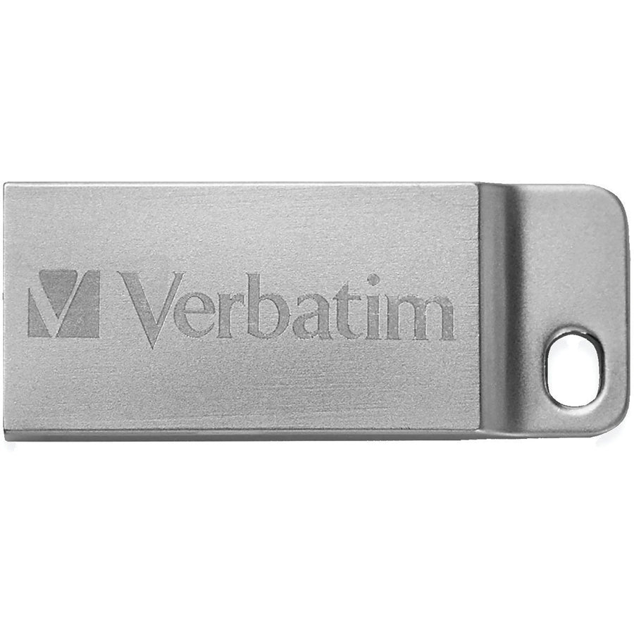 Verbatim 16GB Metal Executive USB Flash Drive - Silver (98748)