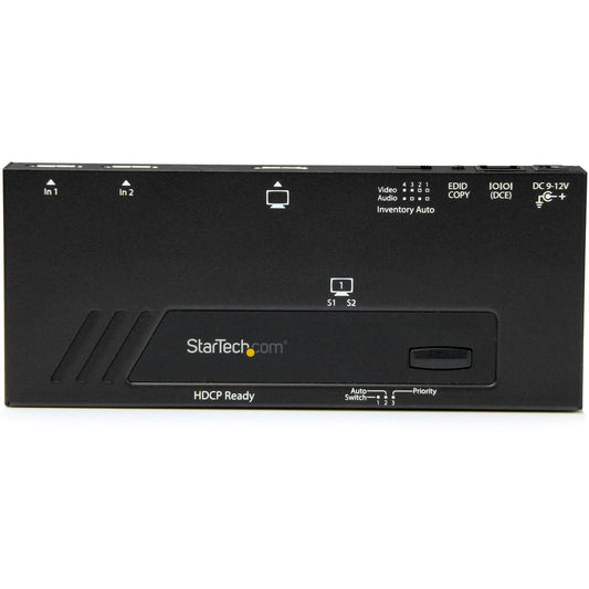 StarTech 2-port Hdmi Automatic Video Switch - 4k (VS221HD4KA)
