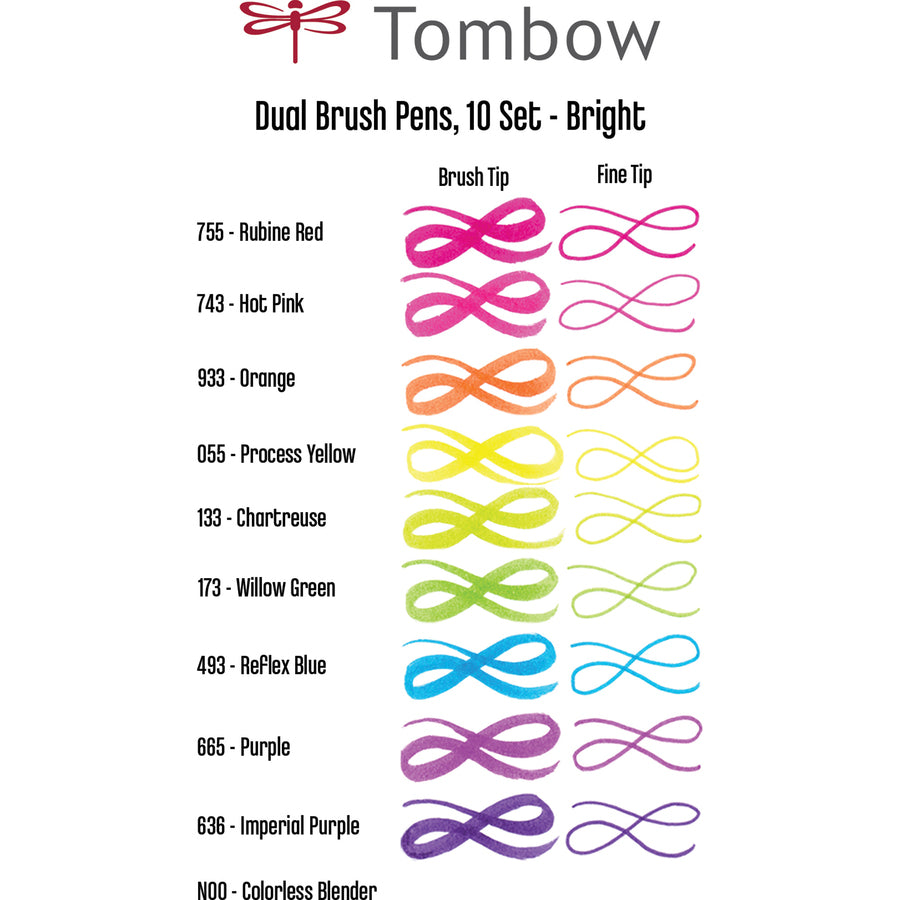 Tombow Dual Brush Pen Set (56185)