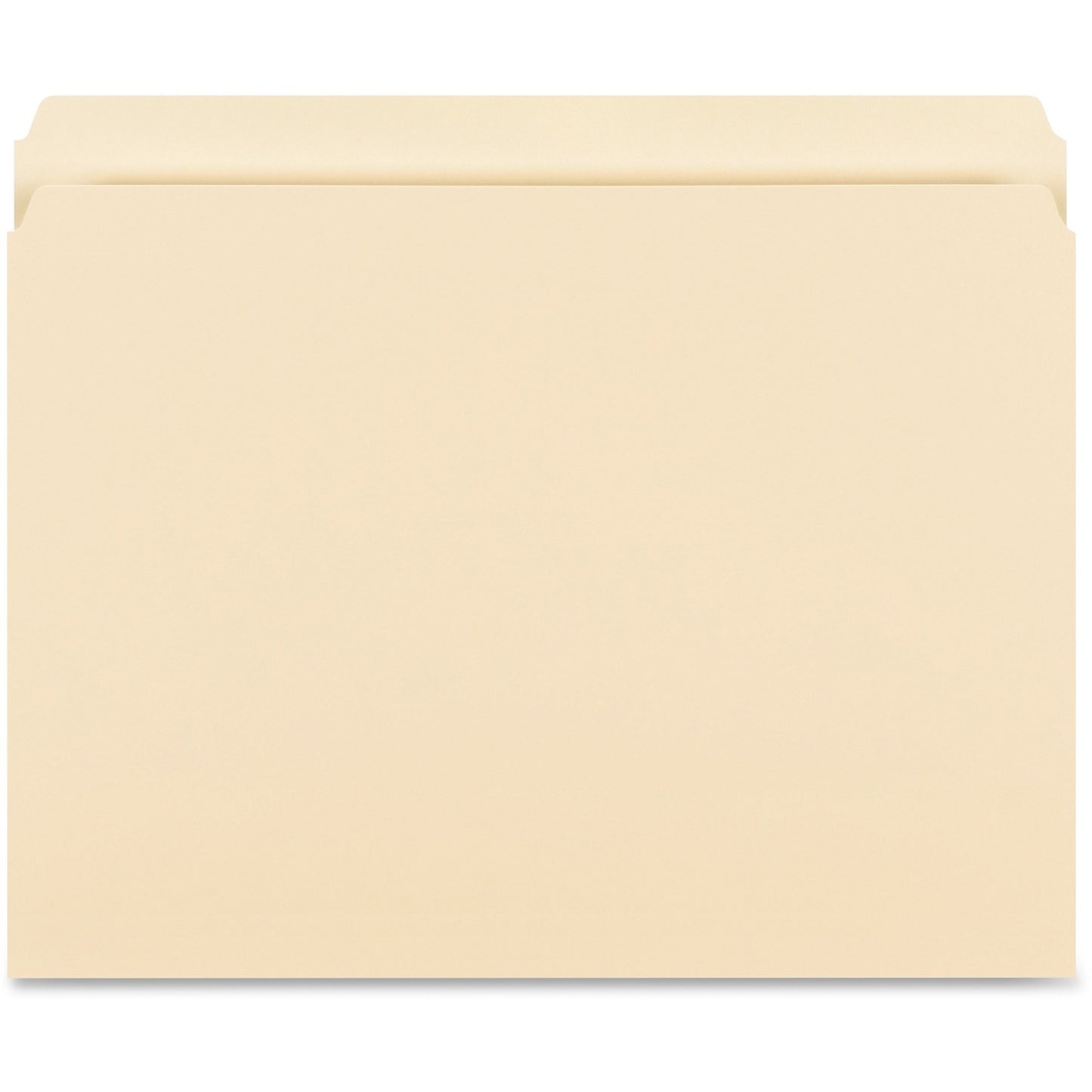 Business Source Straight Tab Cut Letter Recycled Storage Folder (16518)