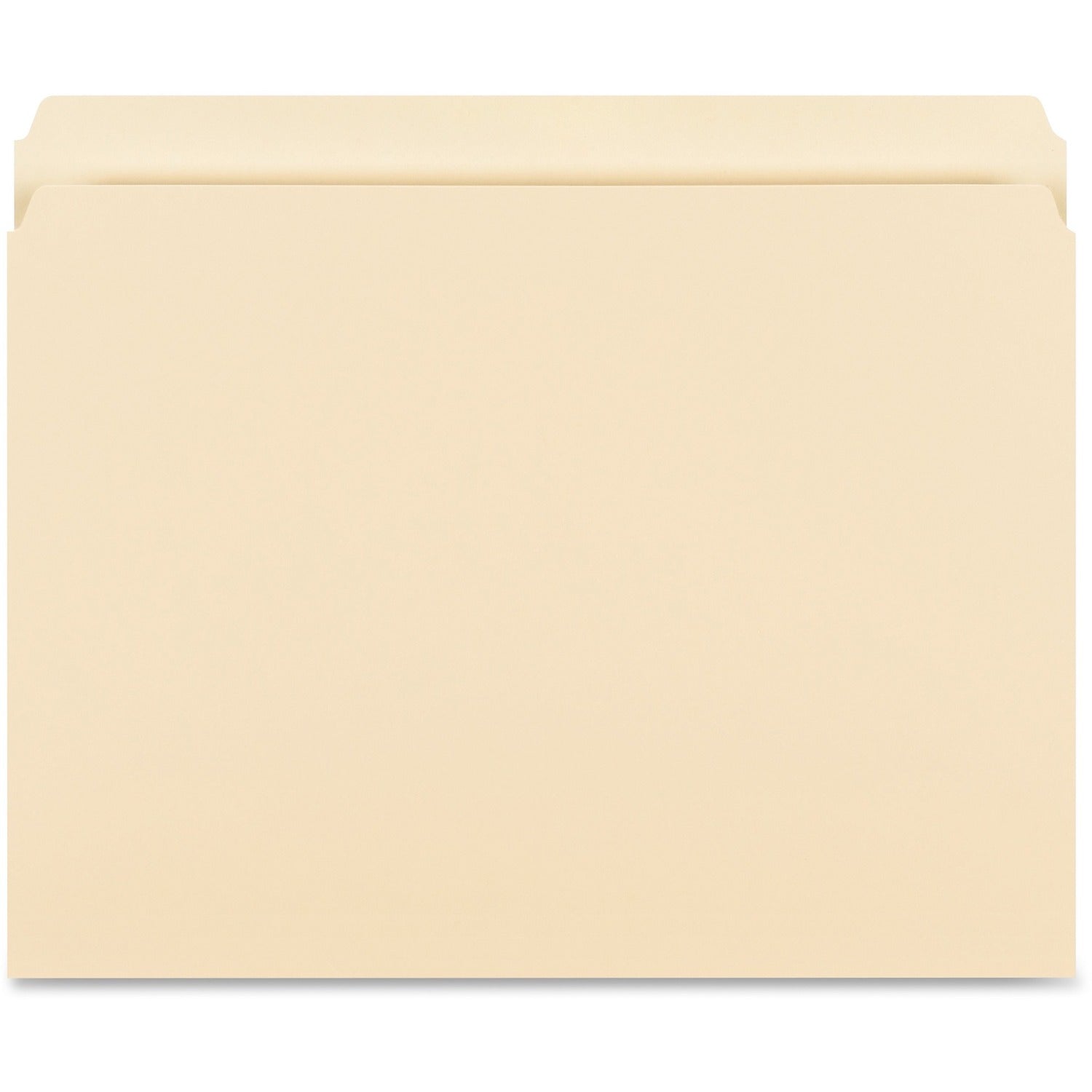 Business Source Straight Tab Cut Letter Recycled Storage Folder (16518)