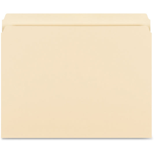 Business Source Straight Tab Cut Letter Recycled Storage Folder (16518)