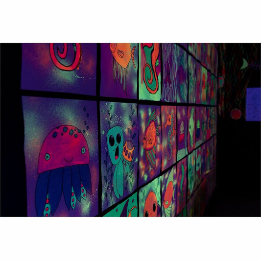 Prang Power Fluorescent Paint Set (10799)