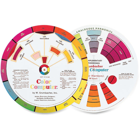 Chartpak Grumbacher Dual-sided Color wheel (B420)