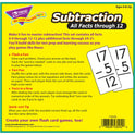 Trend Subtraction all facts through 12 Flash Cards (53202)