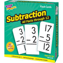 Trend Subtraction all facts through 12 Flash Cards (53202)