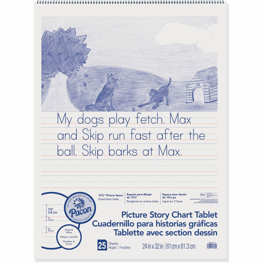 Pacon Ruled Picture Story Chart Tablet (MMK07430)