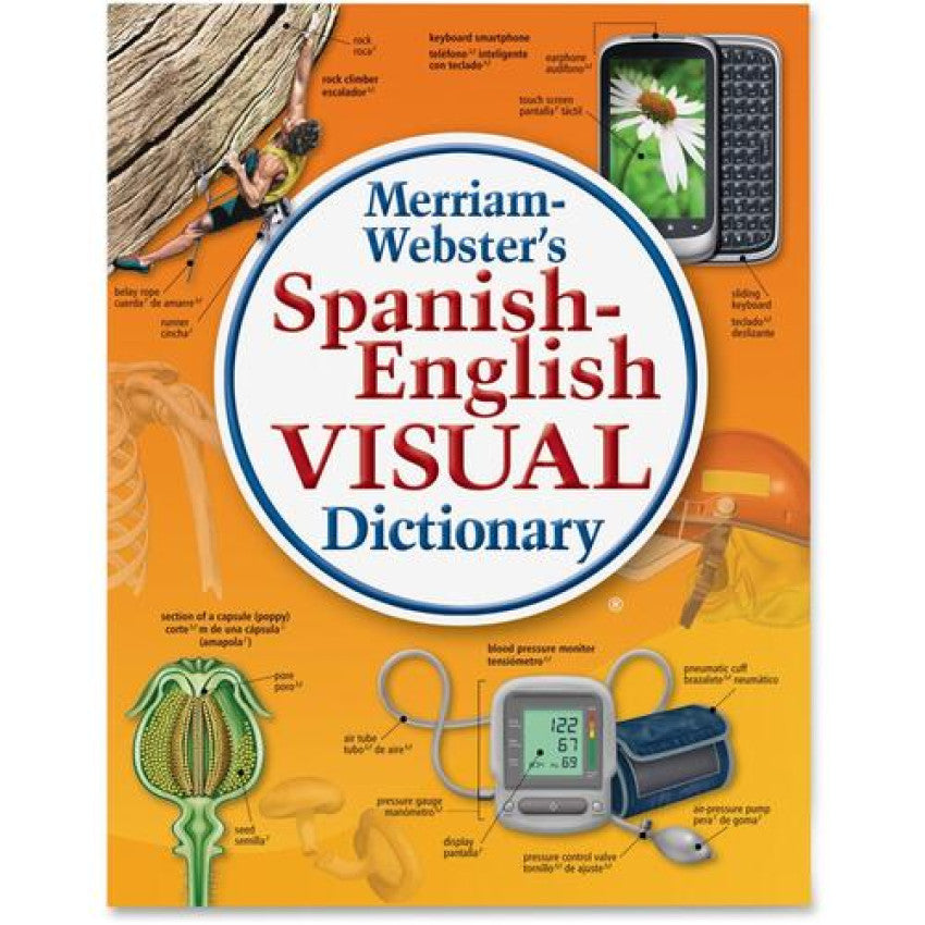 Merriam Webster Spanish-English Visual Dictionary, Paperback, 1152 Pages (2925)