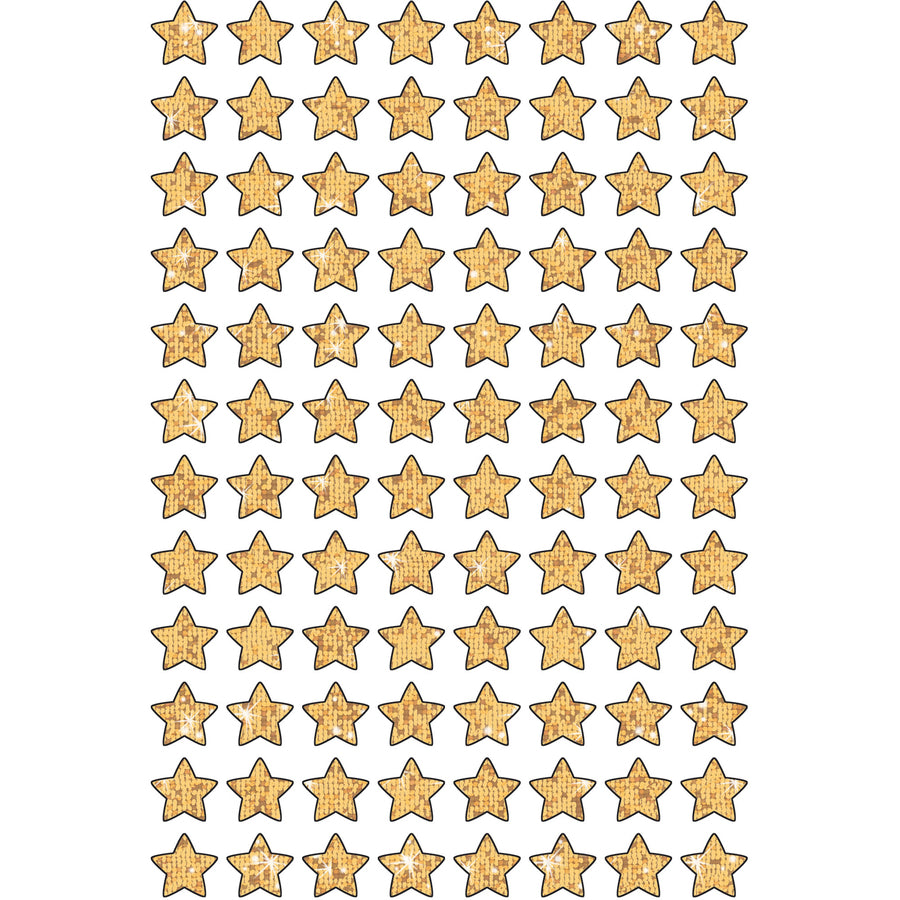 Trend Gold Sparkle Stars superShapes Stickers (46403)