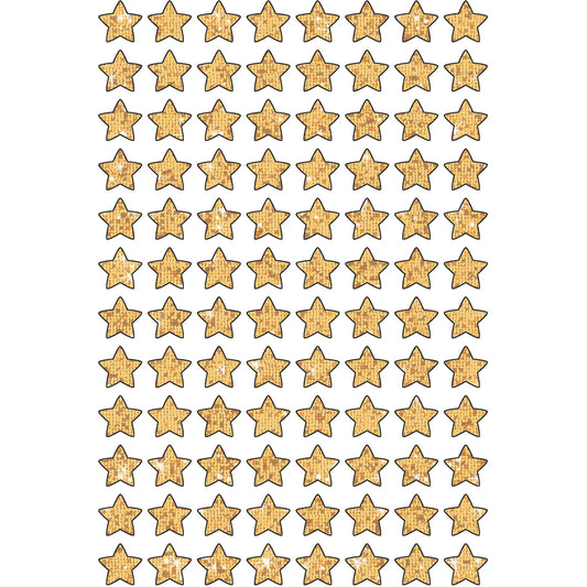 Trend Gold Sparkle Stars superShapes Stickers (46403)