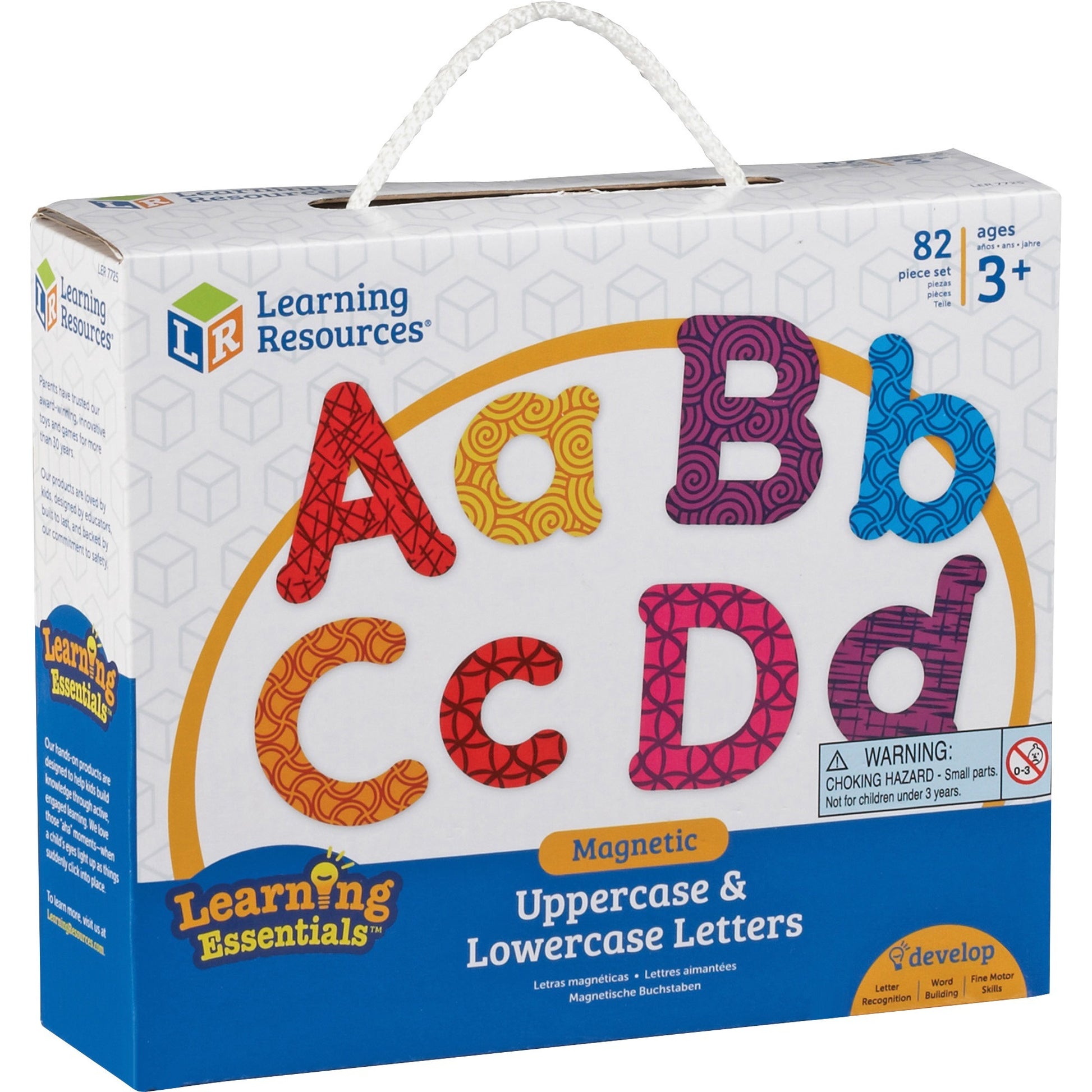 Learning Resources Upper/Lower Case Magnetic Letters (7725)