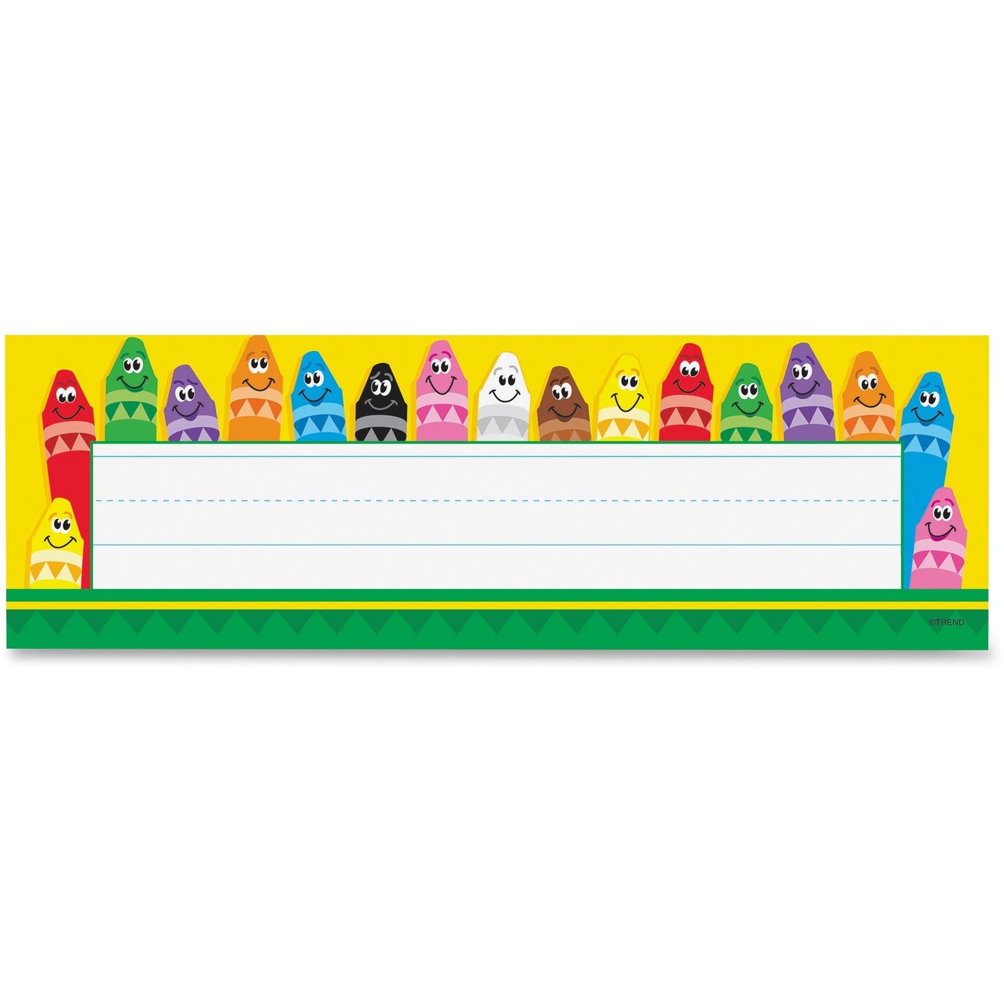 Trend Colorful Crayons Name Plates (69013)