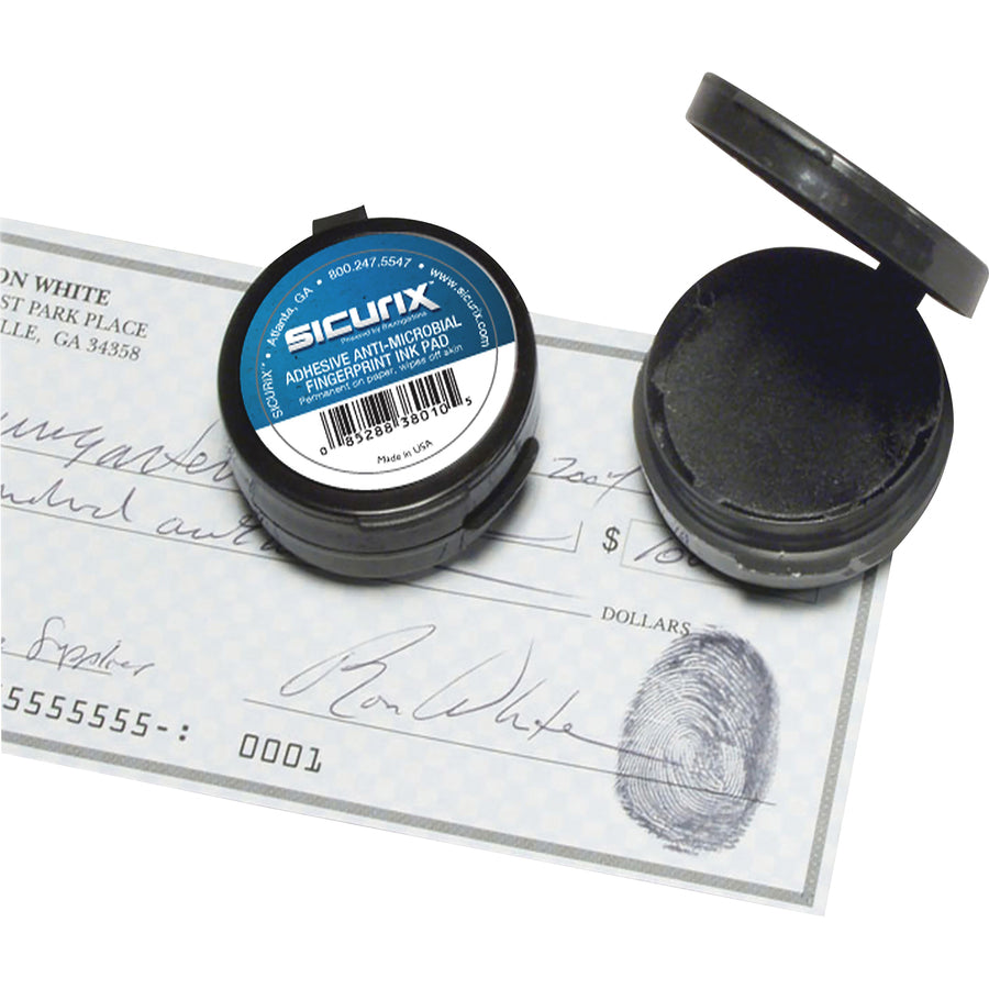 SICURIX Adhesive Fingerprint Ink Pads (38010CT)