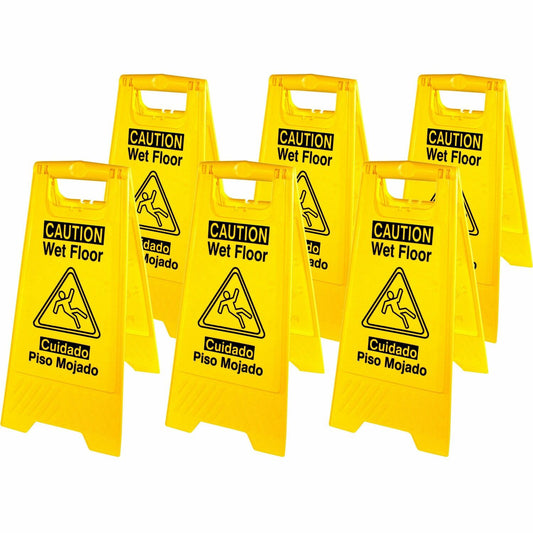 Genuine Joe Universal Graphic Wet Floor Sign (85117CT)