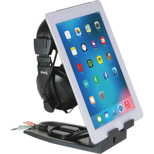 Allsop Headset Hangout, Universal Headphone Stand & Tablet Holder - (31661)