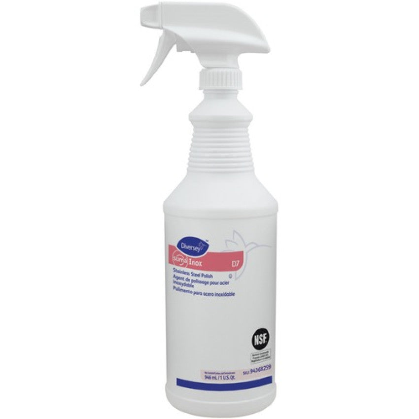 Suma Inox D7, 32 oz Spray Bottle, 6/Carton (94368259)